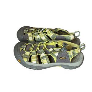 Keen Womens Newport H2 Waterproof Sandals Size 9 Green Hiking Nature